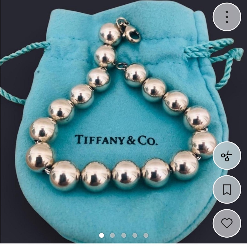 Tiffany & Co. Silver Hardware Beaded Bracelet - Picture 3 of 5